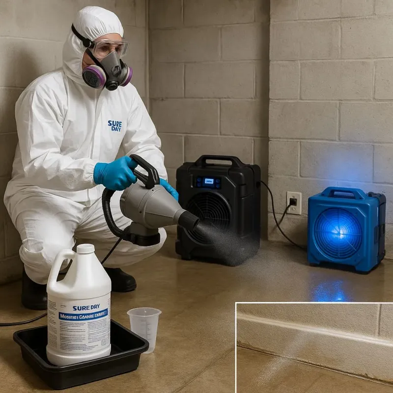 Sanitization and Odor Removal process in Severn, MD